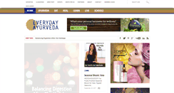Desktop Screenshot of everydayayurveda.org